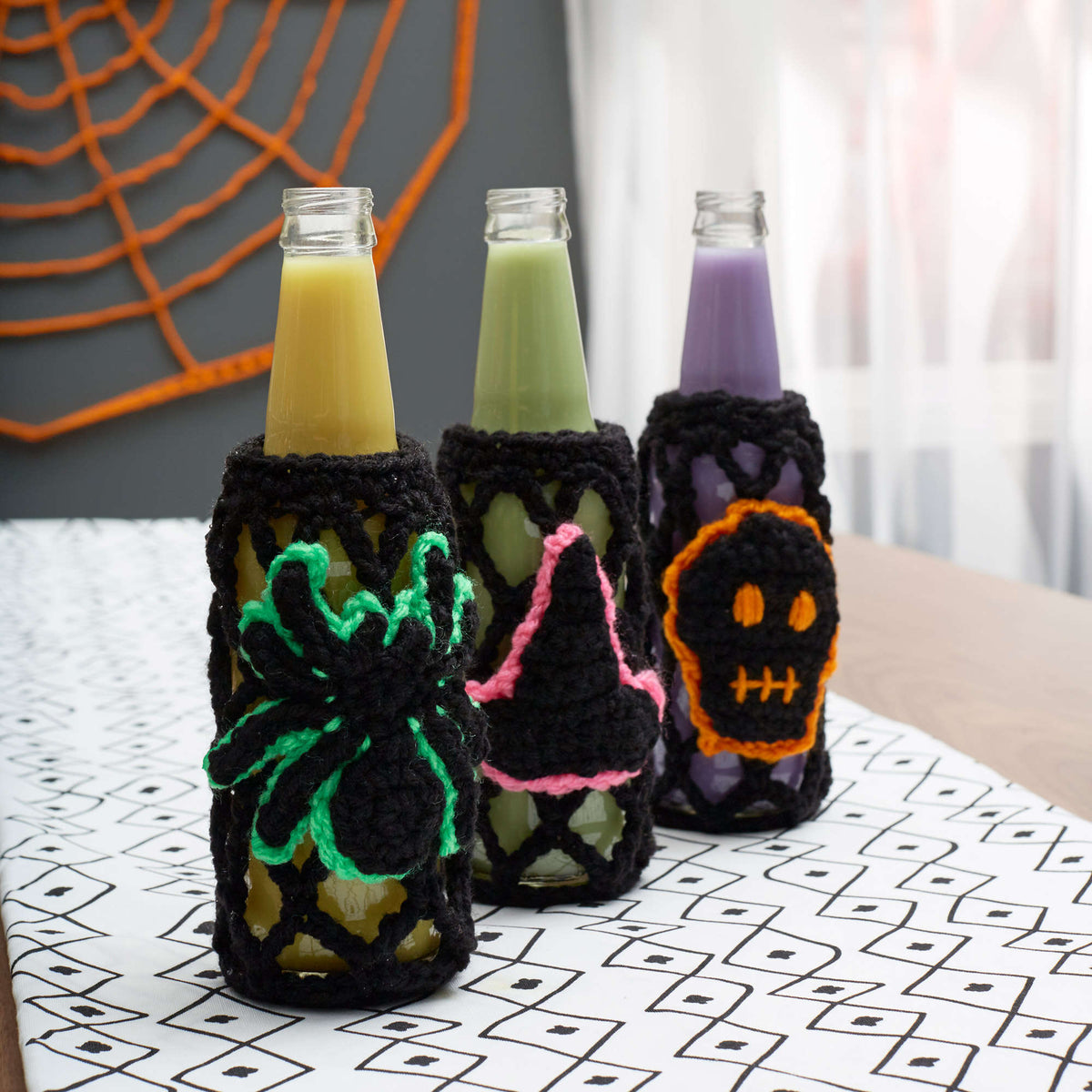 Crochet Cozy made in Red Heart Super Saver Yarn