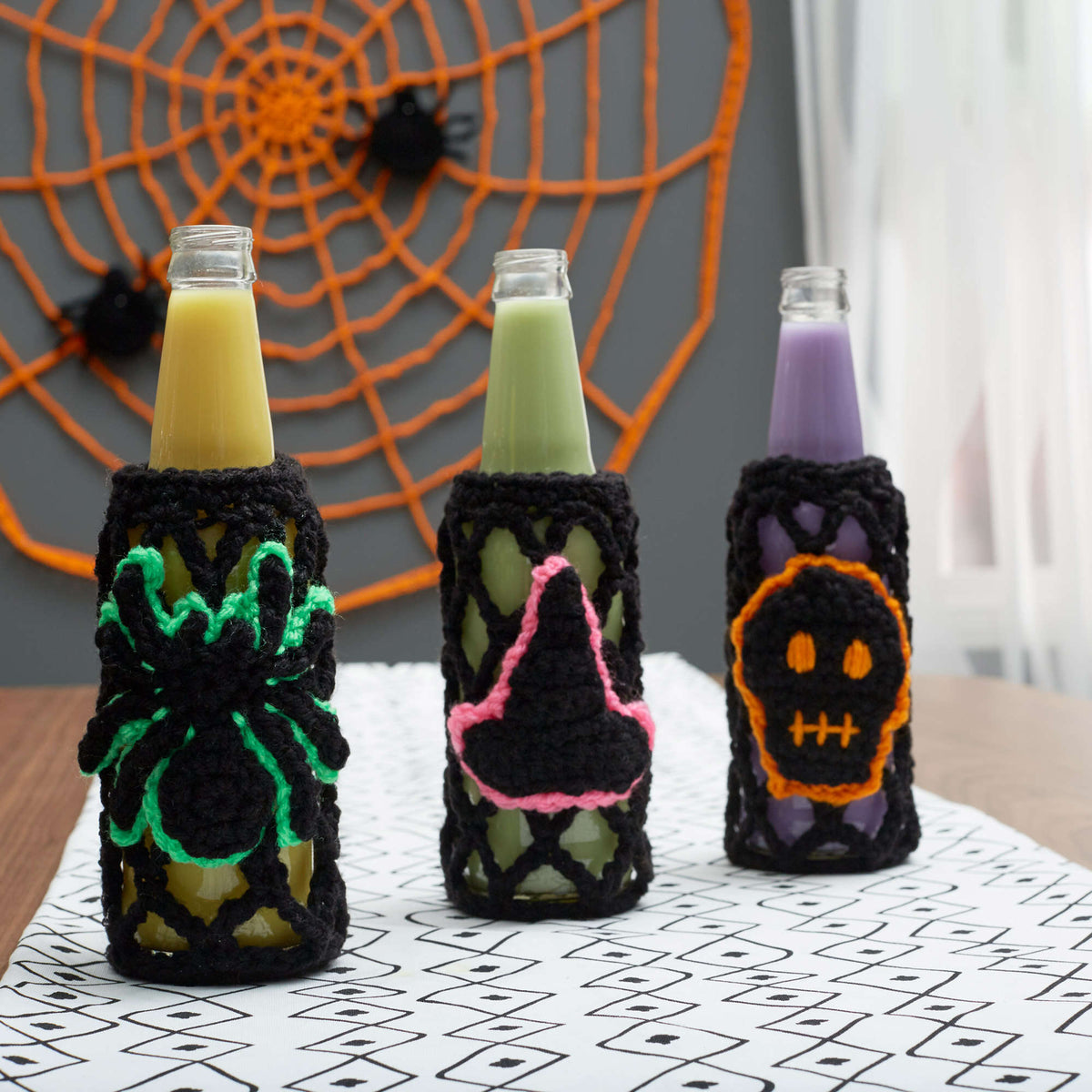 Crochet Cozy made in Red Heart Super Saver Yarn