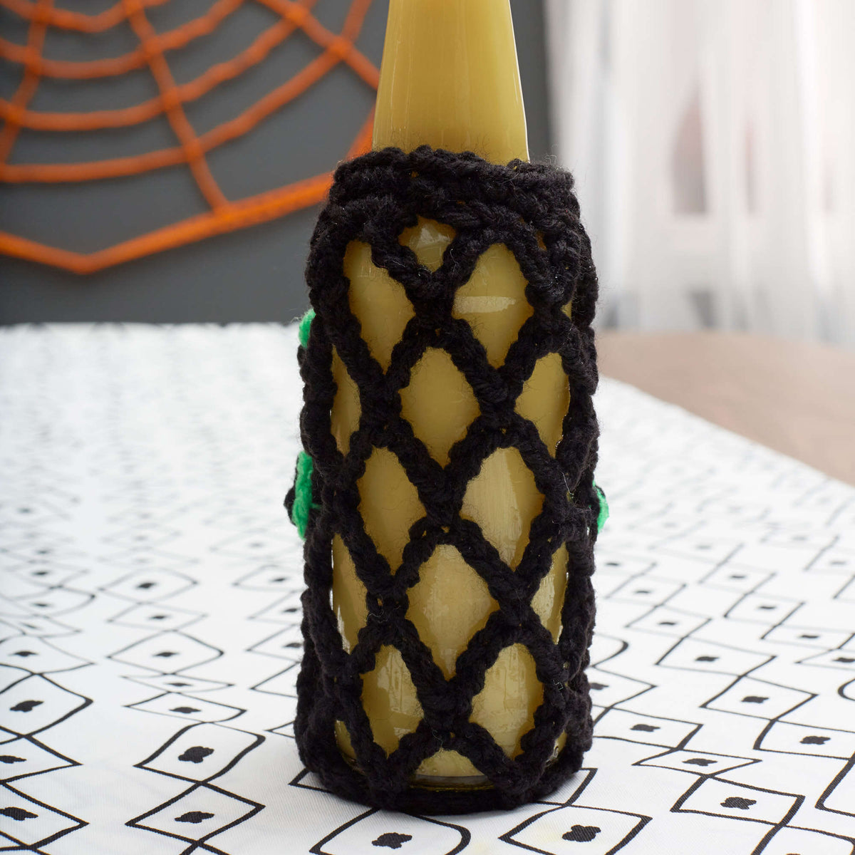 Crochet Cozy made in Red Heart Super Saver Yarn