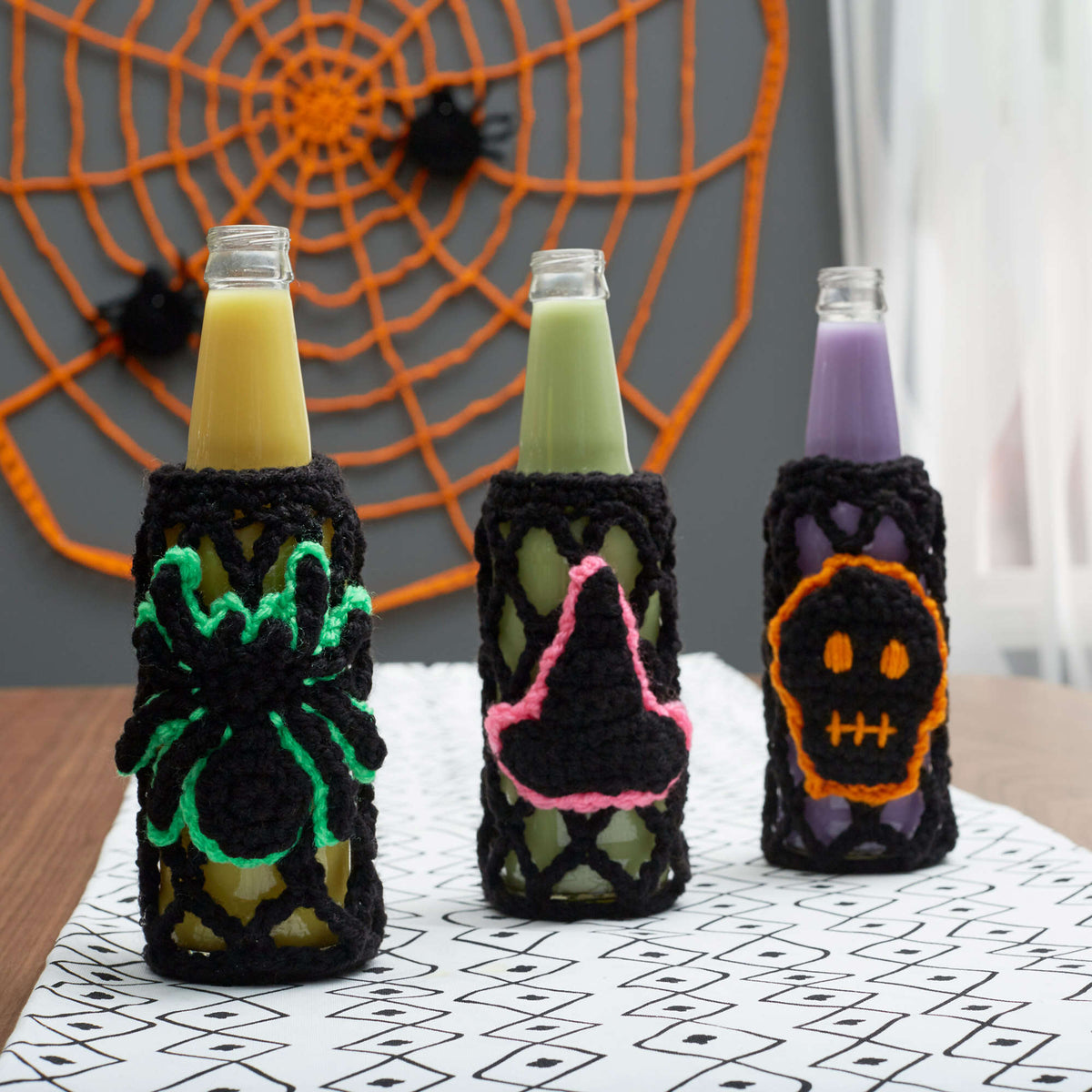 Crochet Cozy made in Red Heart Super Saver Yarn