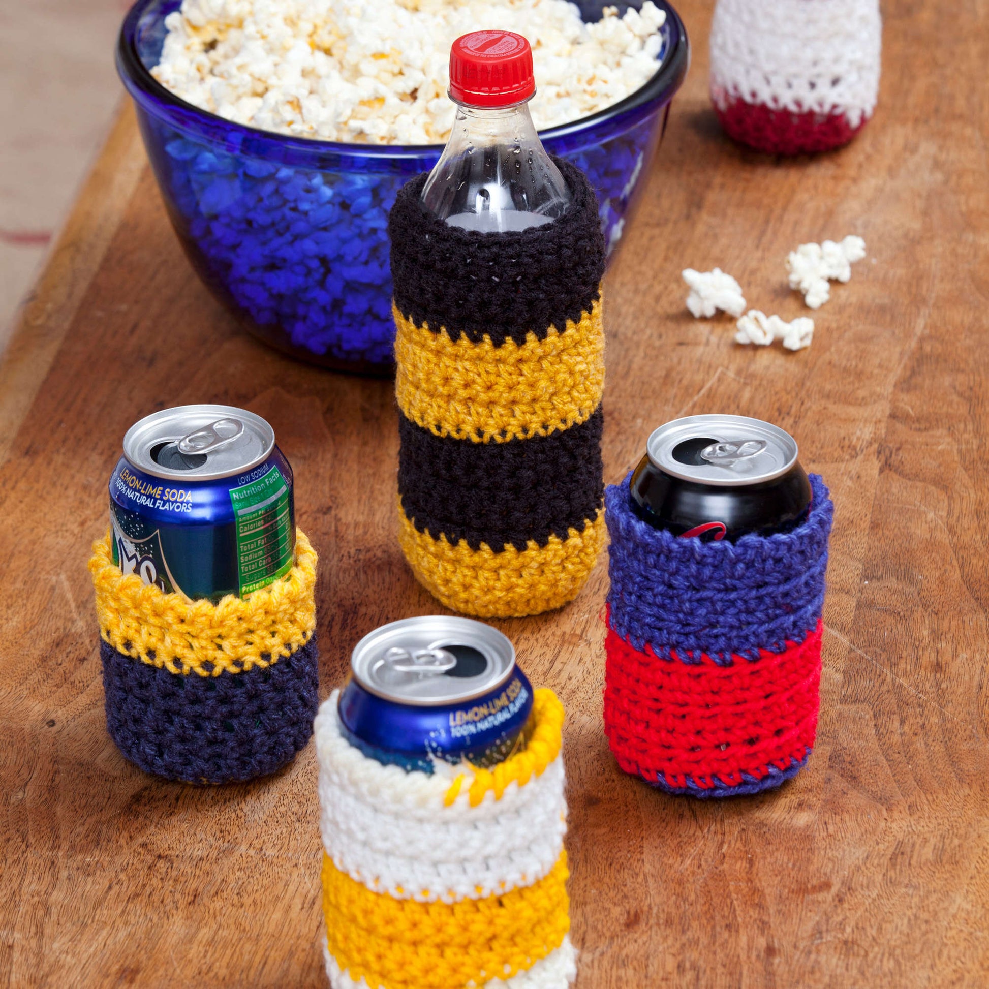 All Star Can Cozy - Free Crochet Can Cozy Pattern