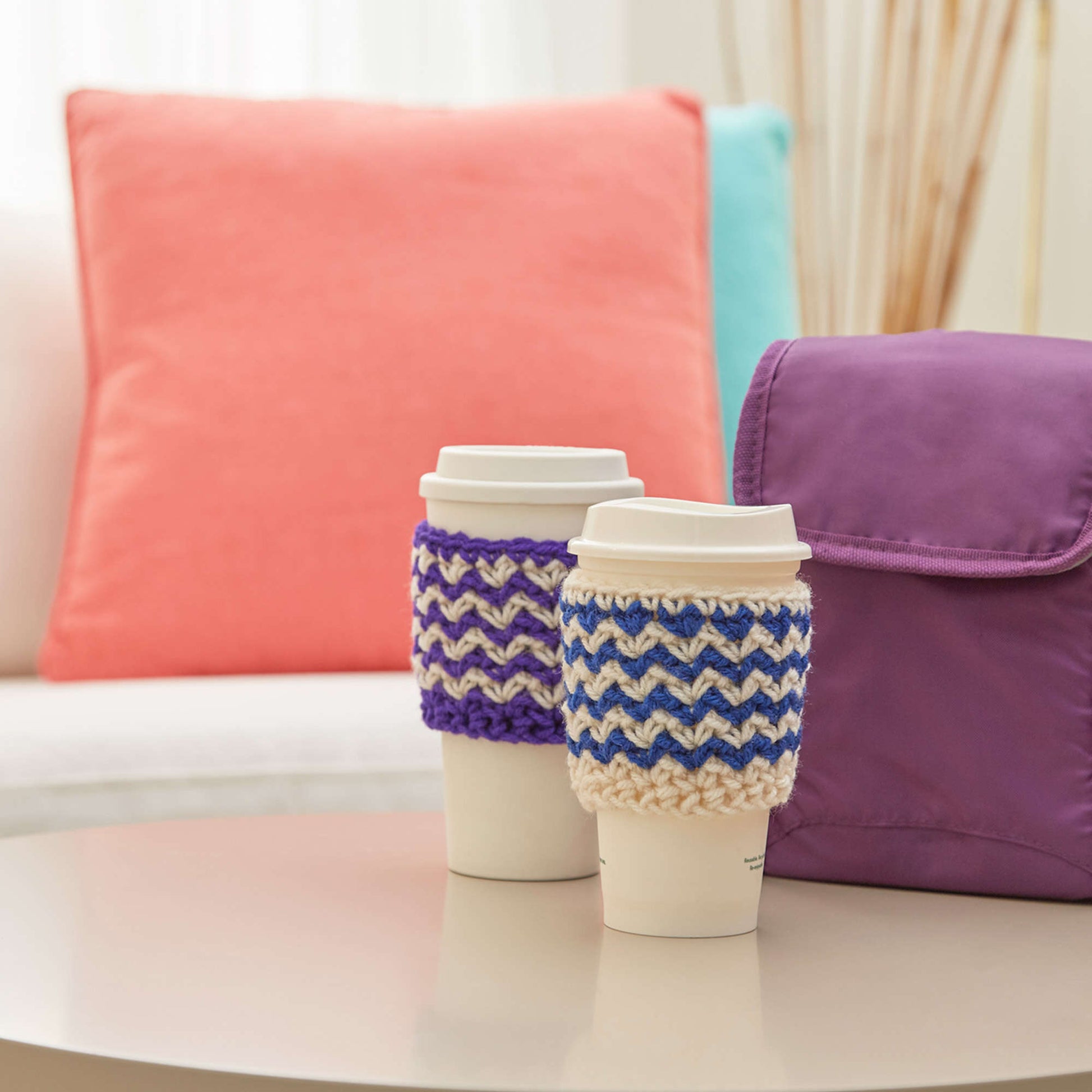 easy free crochet cup cozy pattern 