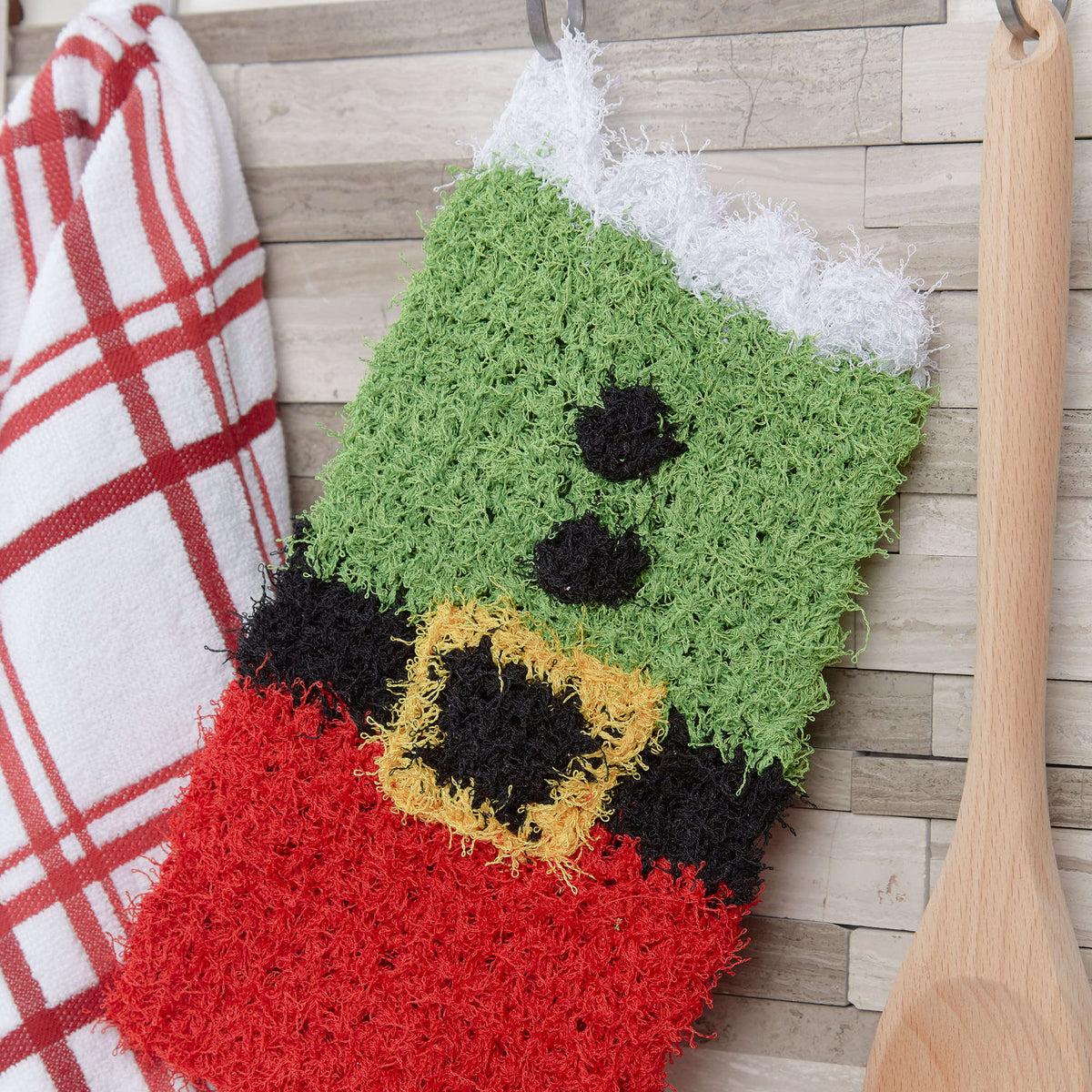 Crochet Scrubby made in Red Heart Scrubby Yarn