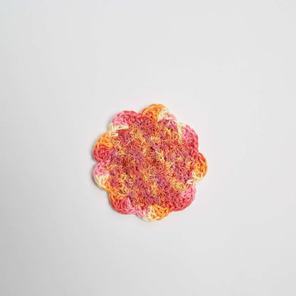 Red Heart Crochet Flower Power Scrubby Crochet Scrubby made in Red Heart Scrubby Cotton Yarn