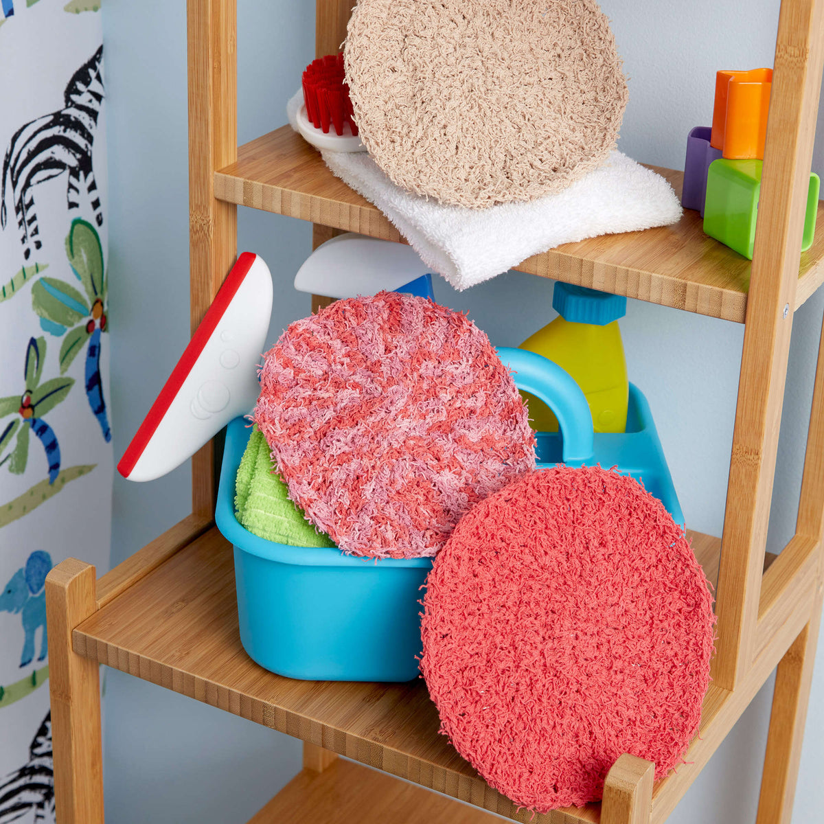 Crochet Scrubby made in Red Heart Scrubby Cotton Yarn