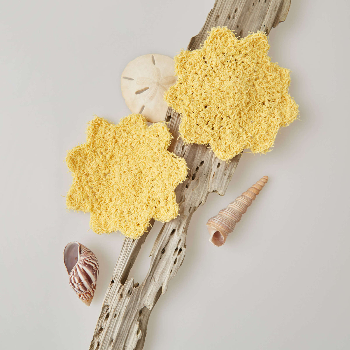 Crochet Dishcloth made in Red Heart Scrubby Cotton Yarn