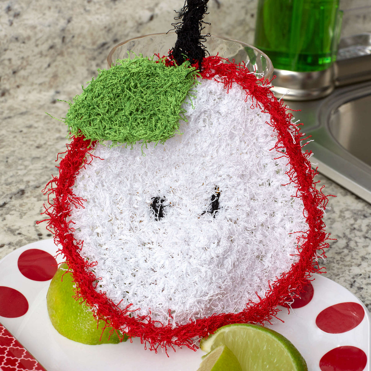 Crochet Scrubby made in Red Heart Scrubby Yarn