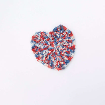 Red Heart Heart-Shaped Granny Scrubby Crochet Red Heart Heart-Shaped Granny Scrubby Crochet