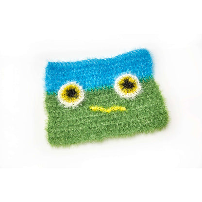 Red Heart Crochet Shiny Scrubby Monster Crochet Scrubby made in Red Heart Scrubby Sparkle Yarn