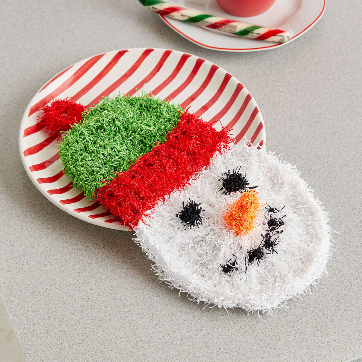 Crochet Scrubby made in Red Heart Scrubby Yarn