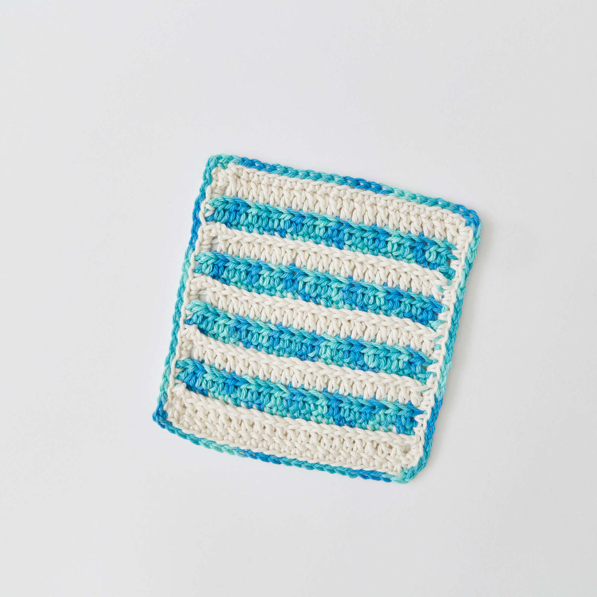 Crochet Dishcloth made in Red Heart Scrubby Smoothie Yarn