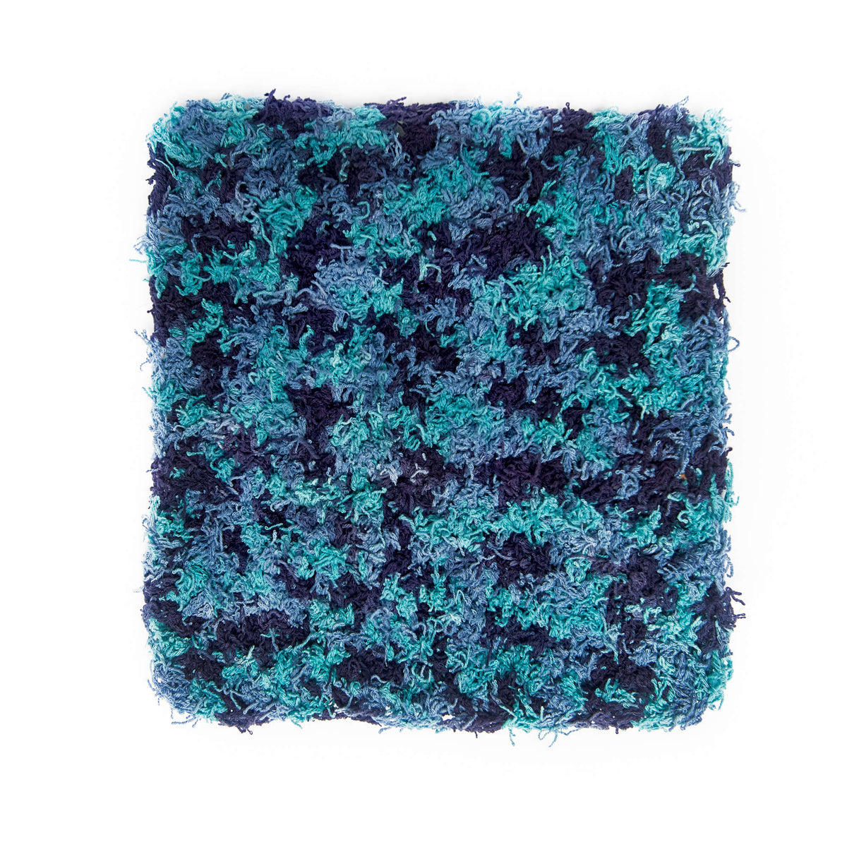 Crochet Dishcloth made in Red Heart Scrubby Cotton Yarn