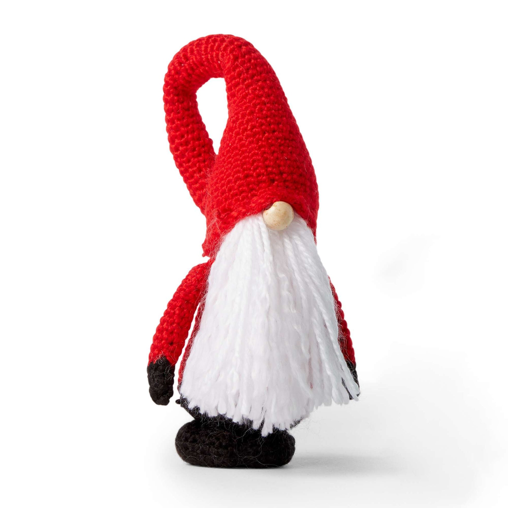 Free Red Heart Crochet Santa Gnome Pattern