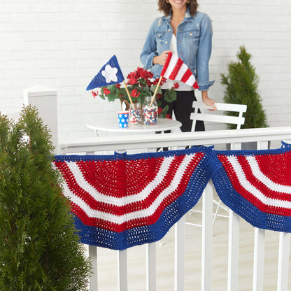 Red Heart Patriotic Bunting Single Size