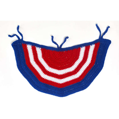 Red Heart Patriotic Bunting Crochet Single Size