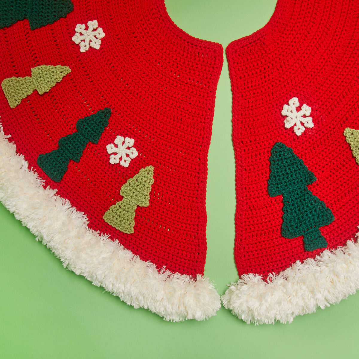 Crochet Skirt made in Red Heart With Love Yarn