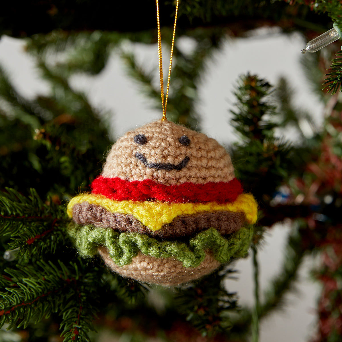 Crochet Ornament made in Red Heart Super Saver Yarn