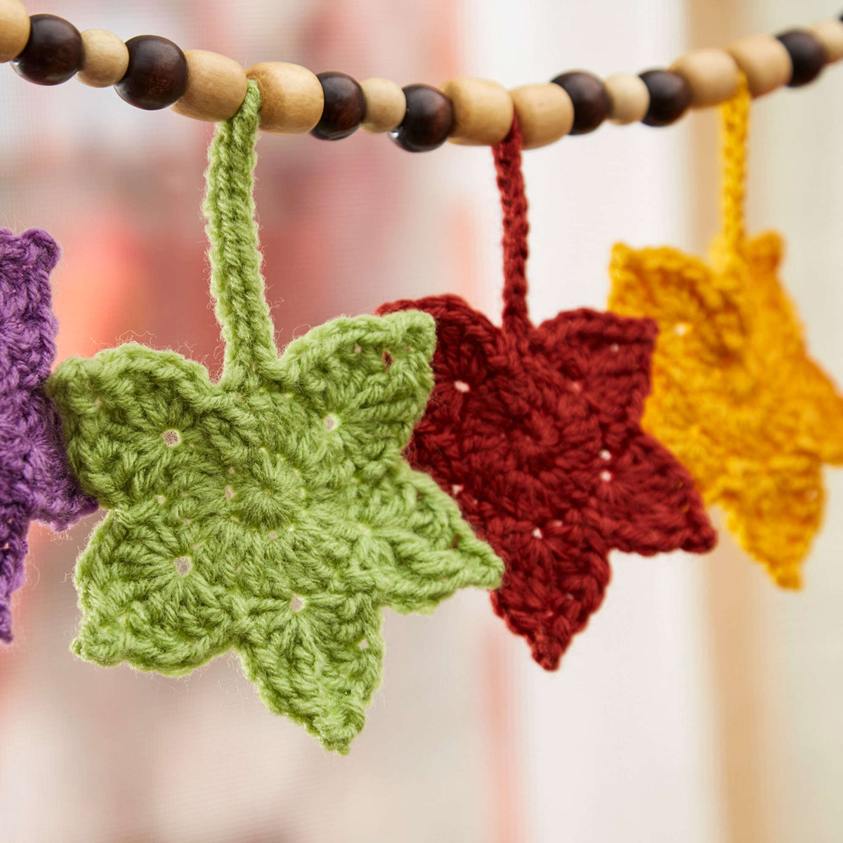 Crochet Banner made in Red Heart Super Saver Yarn