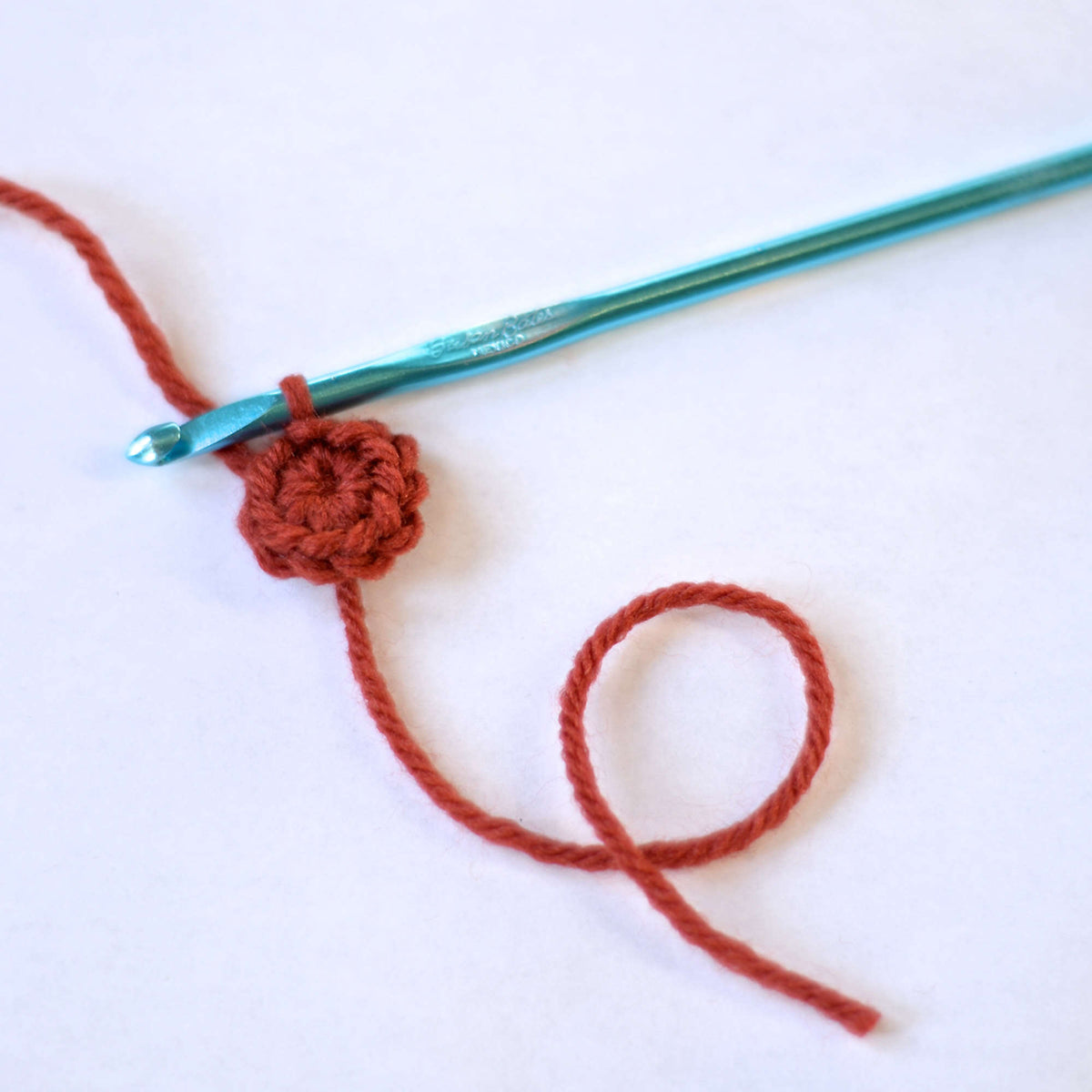 Crochet Banner made in Red Heart Super Saver Yarn