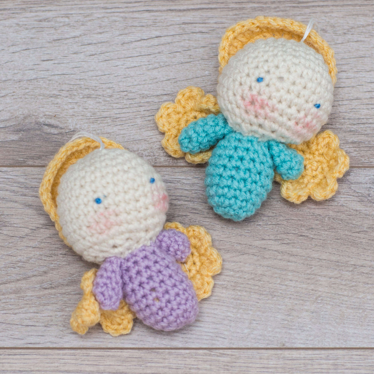 Crochet Ornaments made in Red Heart Super Saver Yarn