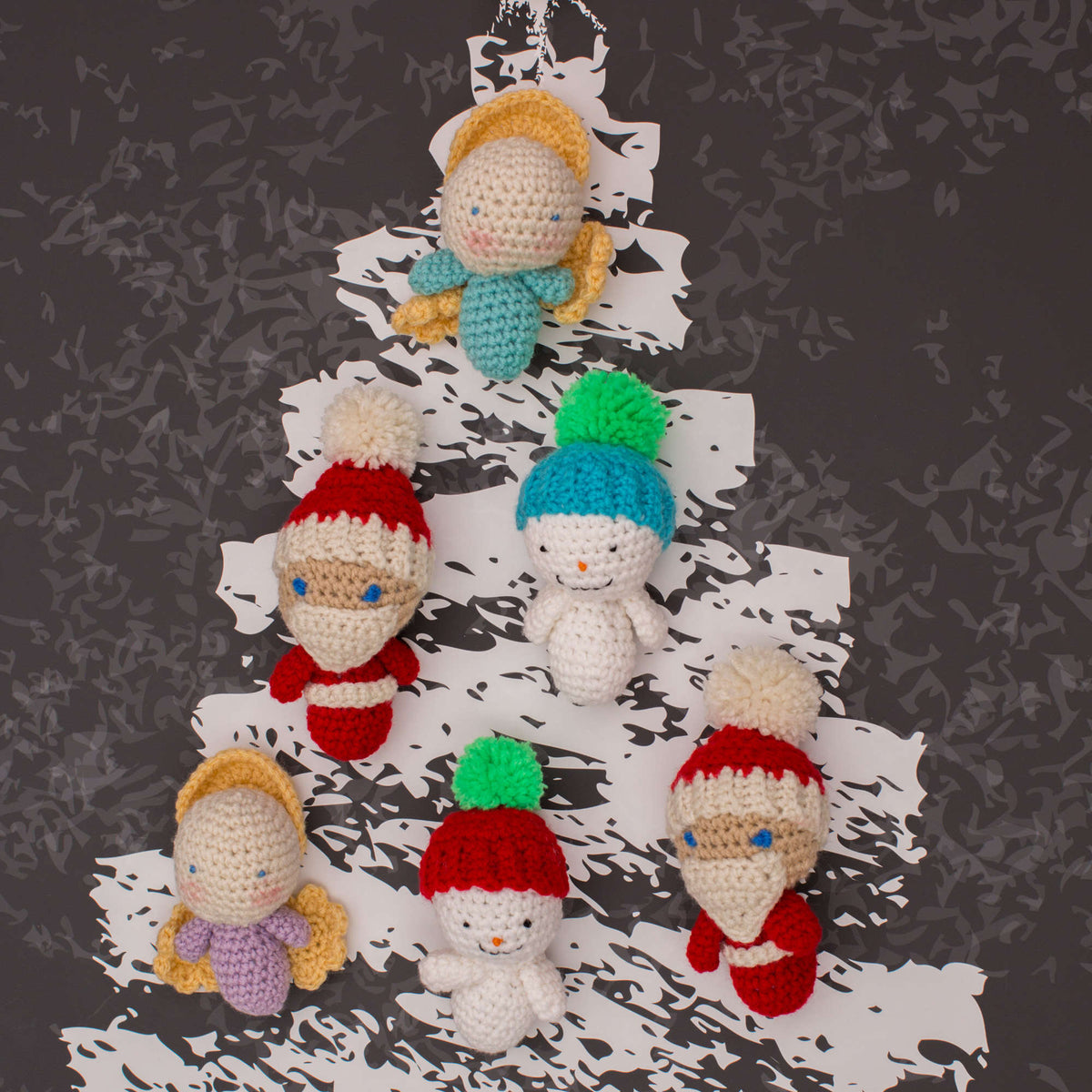 Crochet Ornaments made in Red Heart Super Saver Yarn