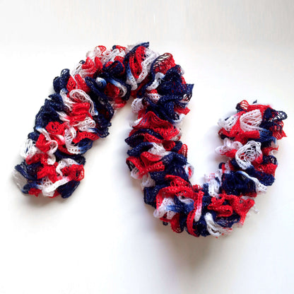 Red Heart Crochet Hang With Pride Wreath Crochet Wreath made in Red Heart Boutique Yarn