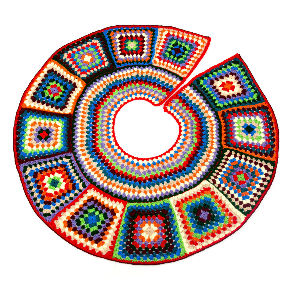 Crochet Skirt made in Red Heart Super Saver Yarn