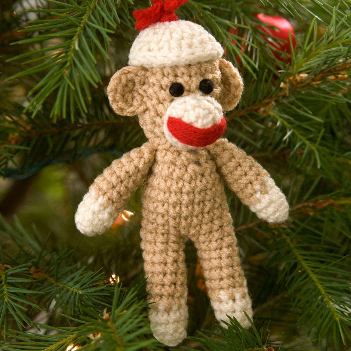 Crochet Ornament made in Red Heart Super Saver Yarn