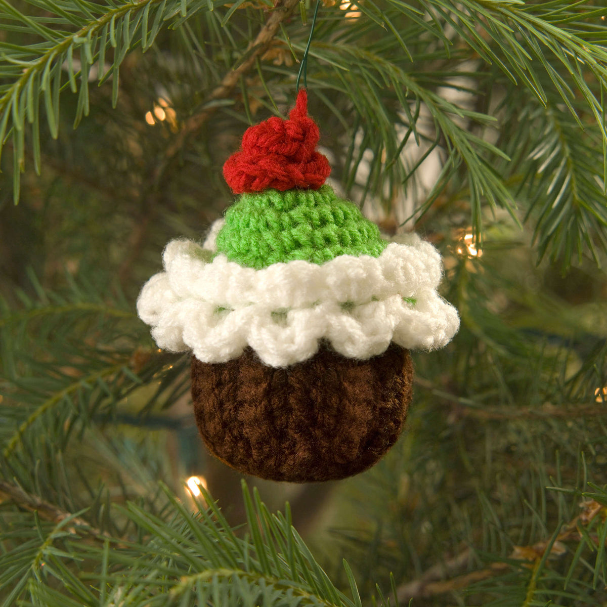 Crochet Ornament made in Red Heart Super Saver Yarn