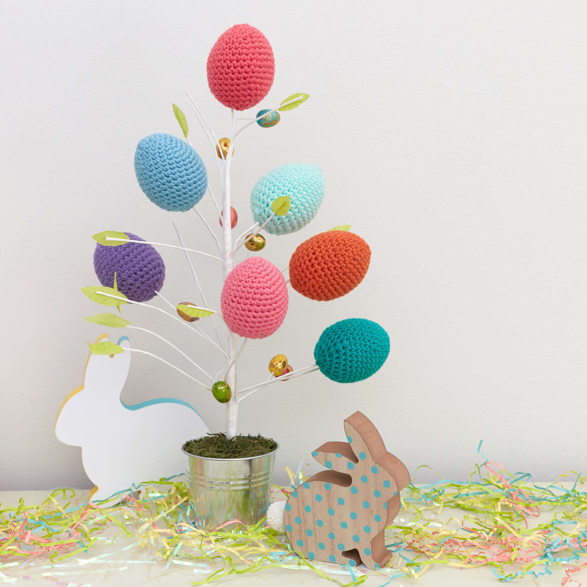 Crochet Interior Décor made in Red Heart With Love Yarn