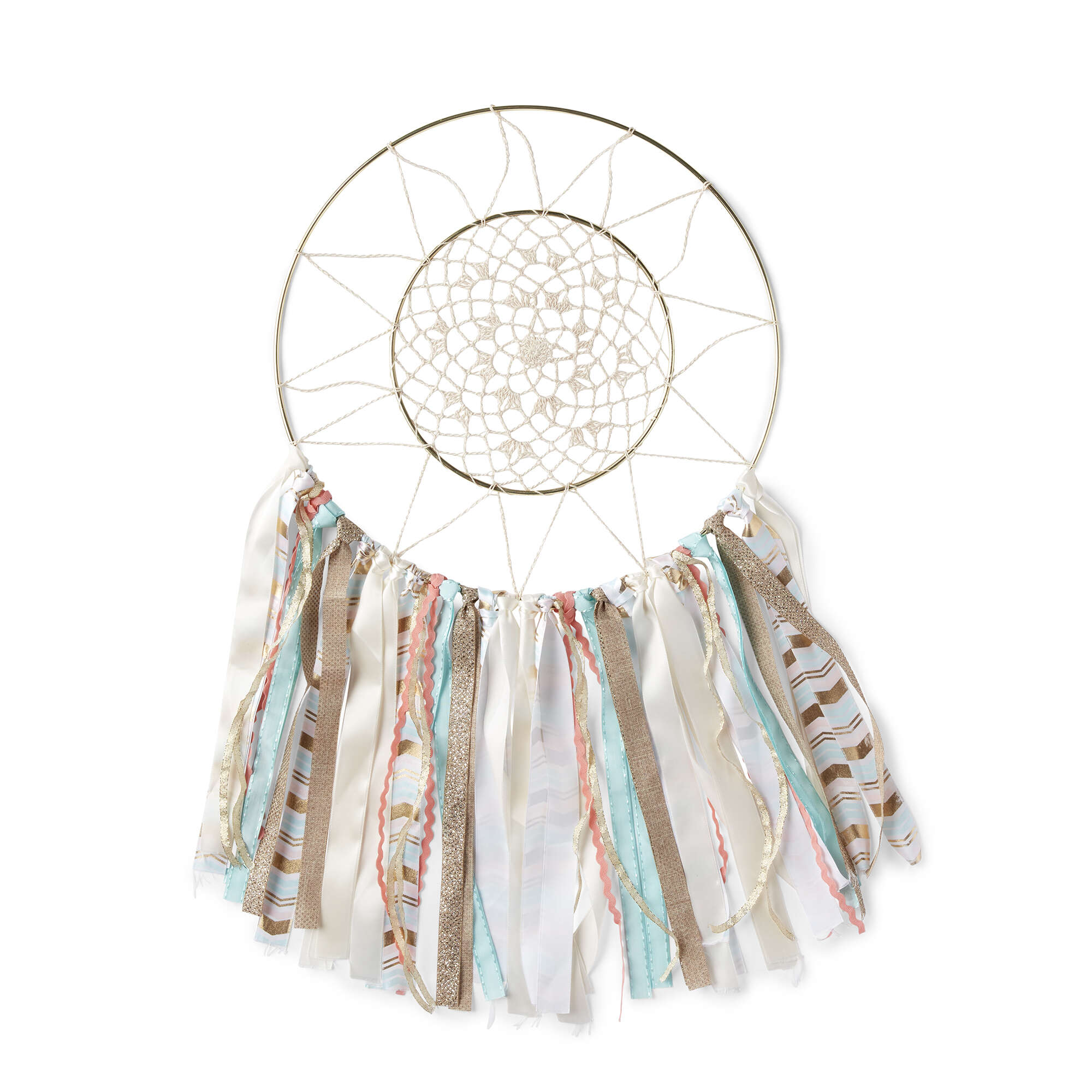 Free Red Heart Doily Dreamcatcher Crochet Pattern | Yarnspirations