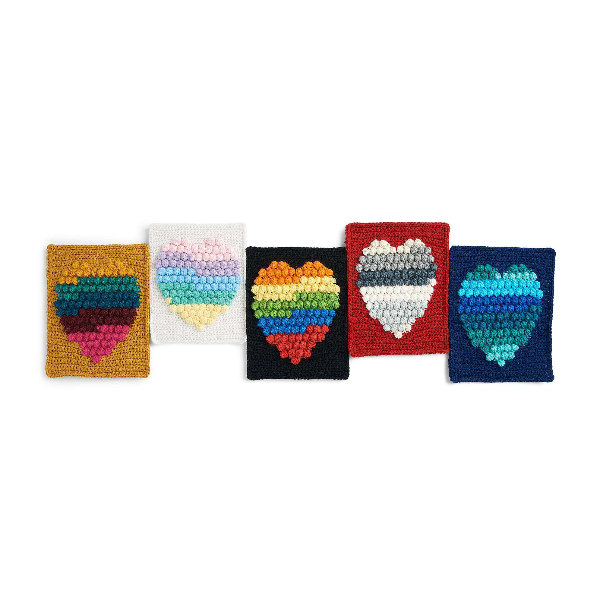 Free Intermediate Red Heart Crochet Love Wall Hanging Crochet Pattern