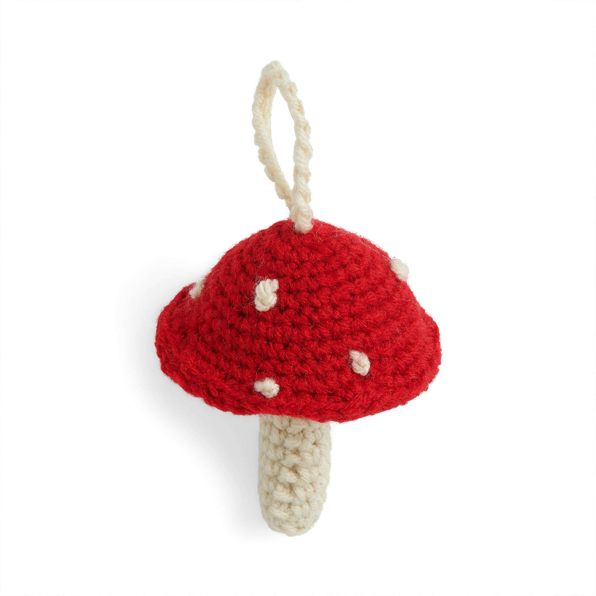 Free Red Heart Cute & Kitschy Crocheted Ornaments Pattern