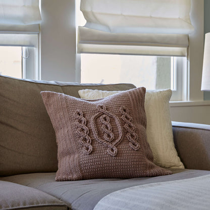 Red Heart Hygge Chic Crochet Pillow Crochet Pillow made in Red Heart Chic Sheep Yarn