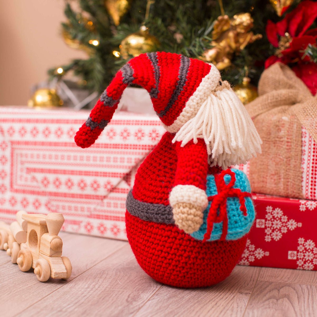 Crochet Pillow made in Red Heart Super Saver Yarn