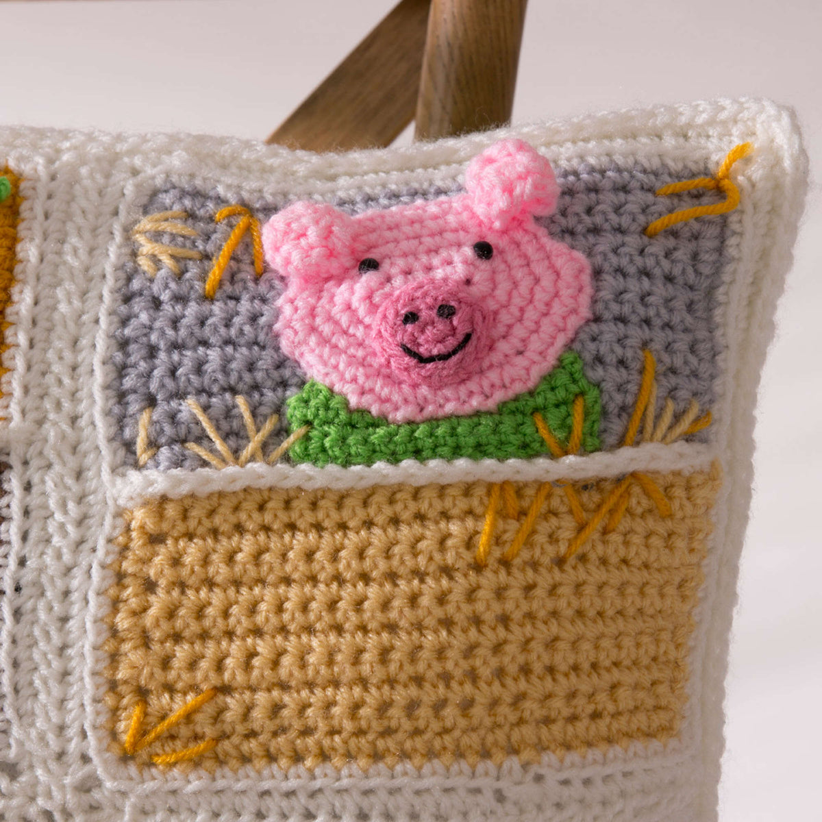 Crochet Pillow made in Red Heart Super Saver Yarn