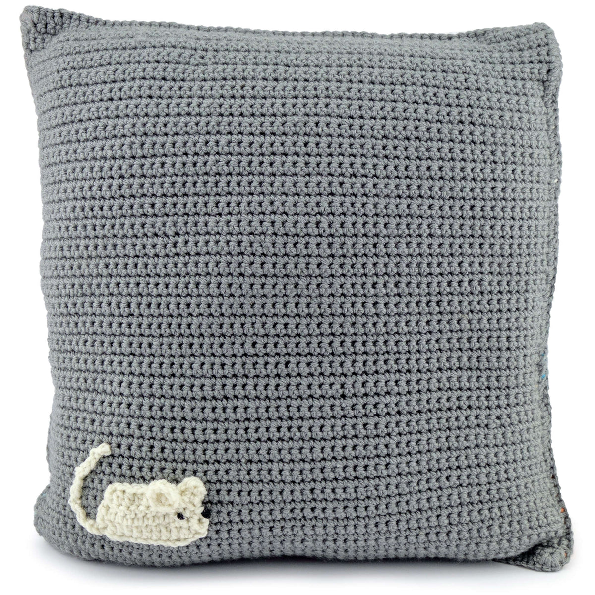 Crochet Pillow made in Red Heart With Love Yarn