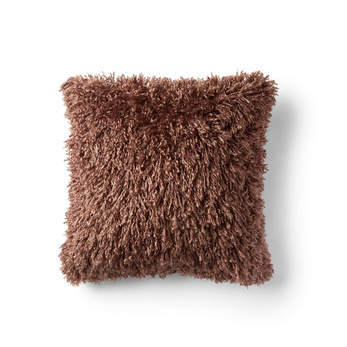 Crochet LambPillow made in Red Heart Hygge Yarn