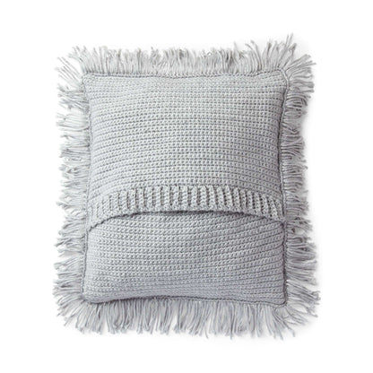 Red Heart Wheels Down Crochet Pillow Single Size