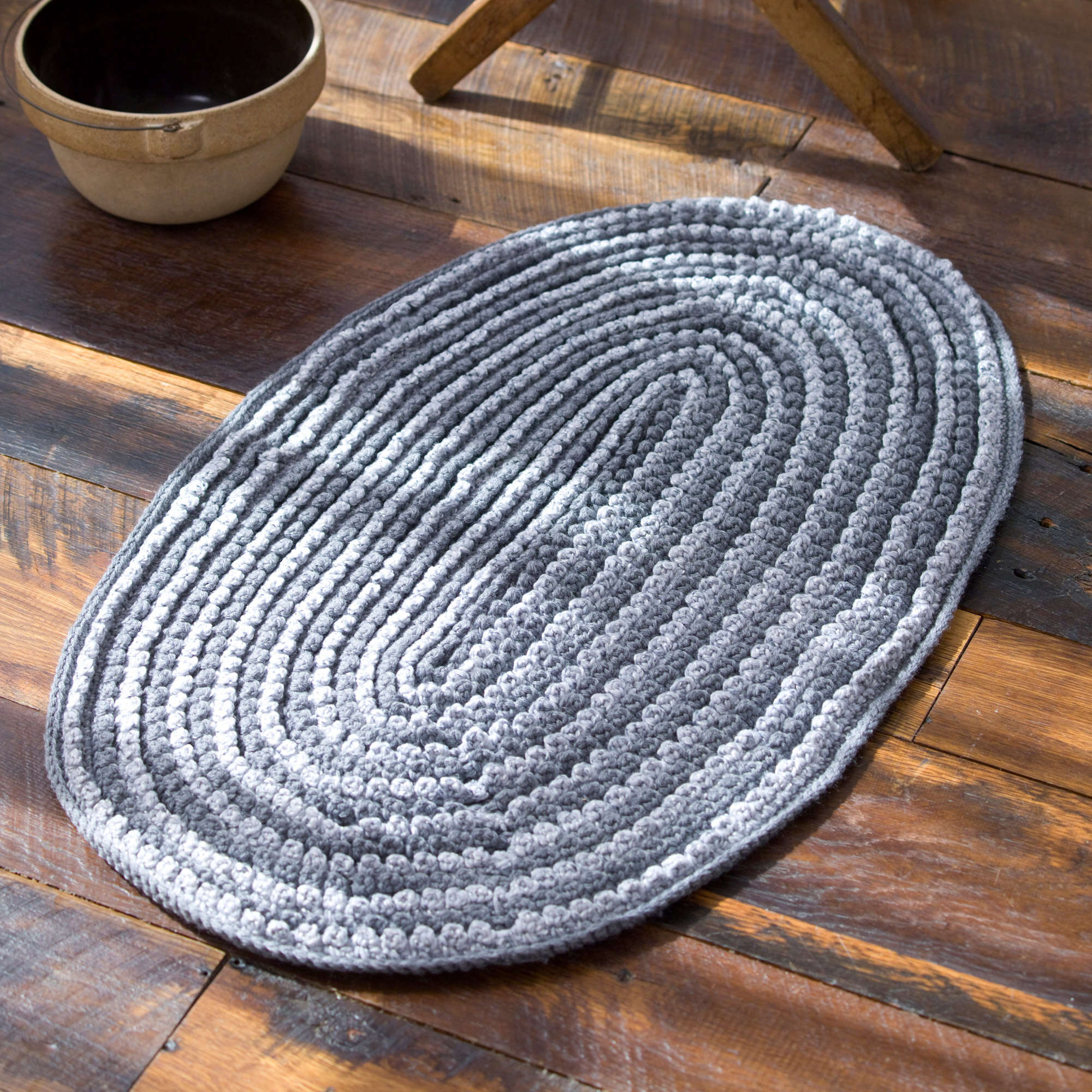 Red Heart Rug Patterns Free Red Heart Millennium Loop Rug Crochet Pattern | Yarnspirations