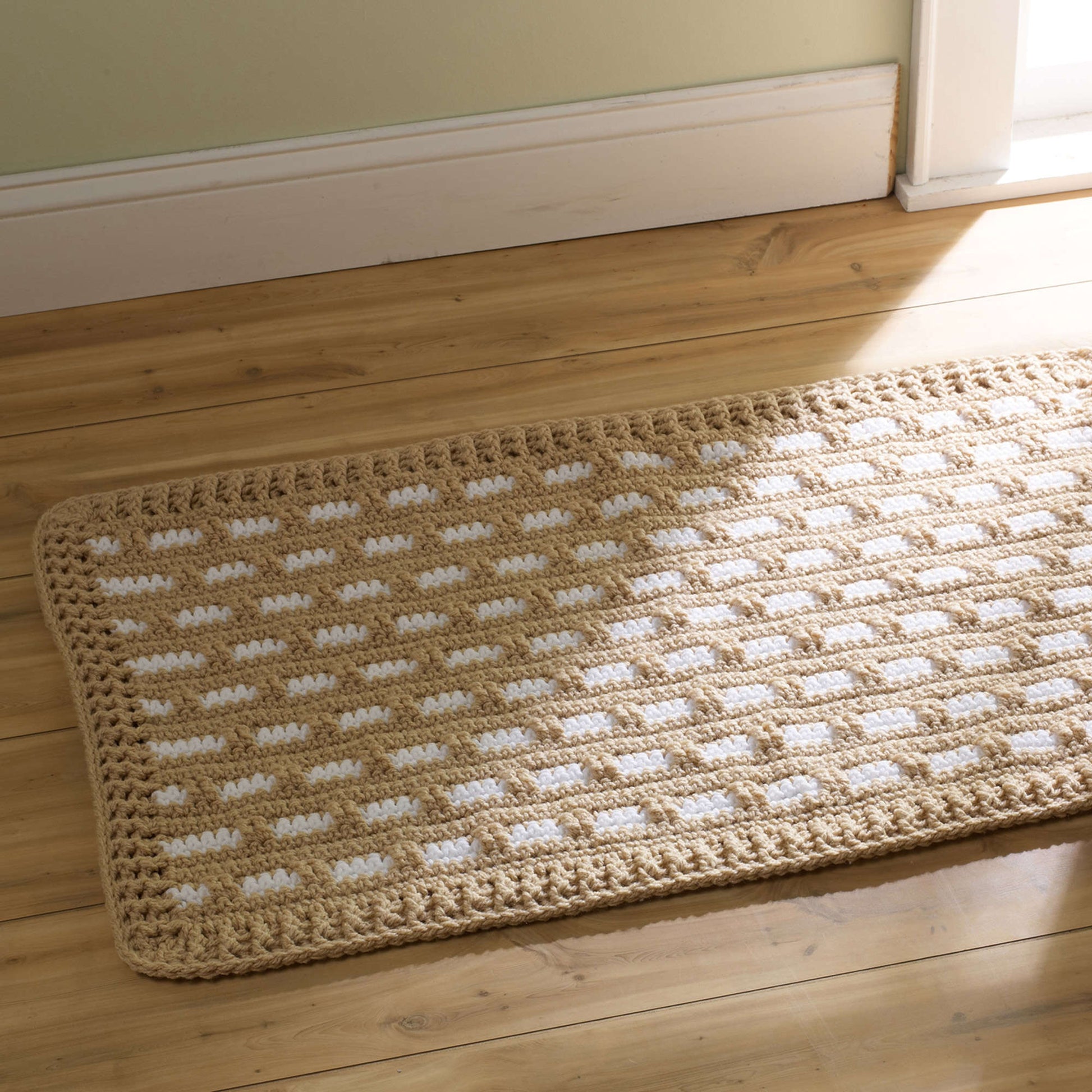 Free Red Crochet Heart Hearth & Home Rug Pattern