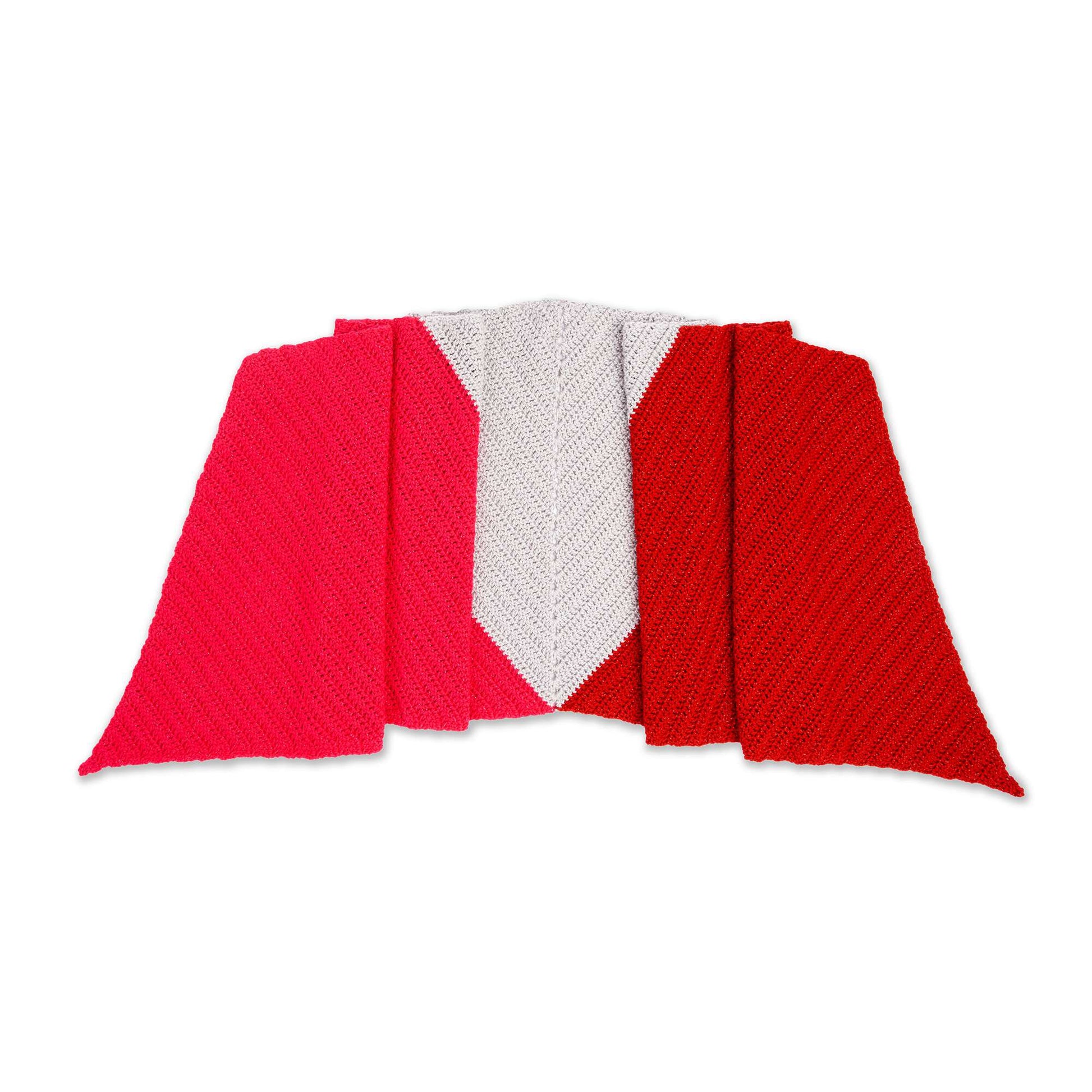 Free Red Heart All Angles Crochet Wrap Pattern