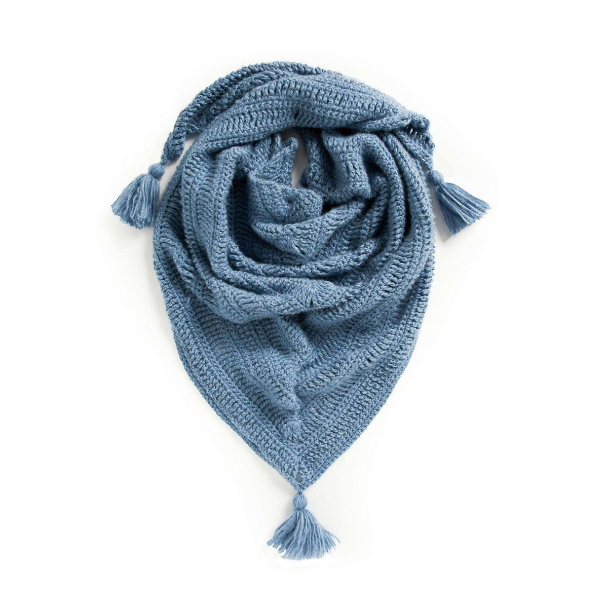 Crochet Shawl made in Red Heart Super Saver yarn