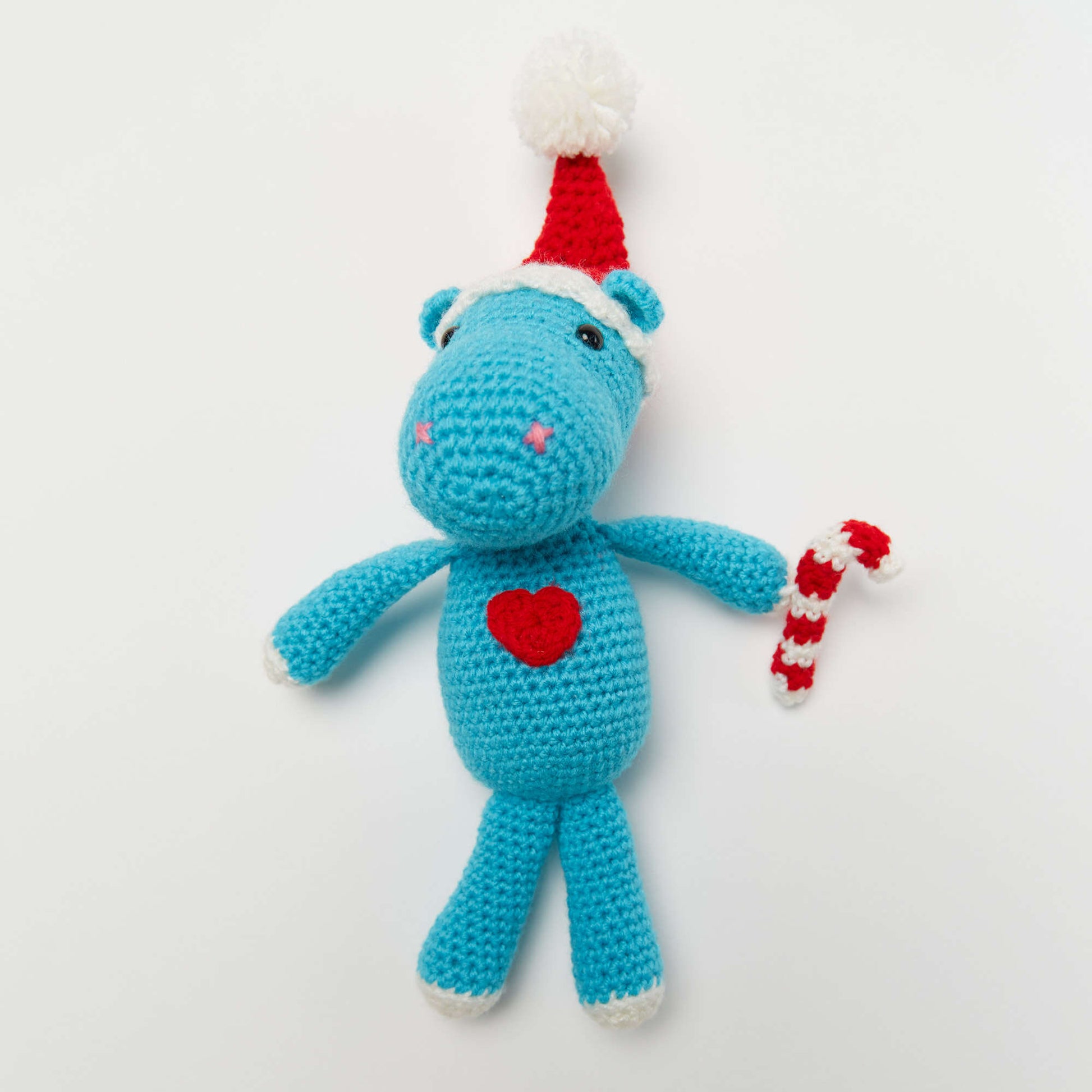 Free Red Heart Crochet I Want A Hippopotamus For Christmas Pattern
