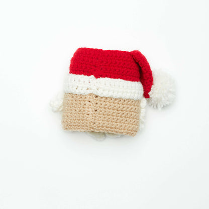 Red Heart Crochet Santa Candy Jar Crochet Jar made in Red Heart Super Saver Yarn