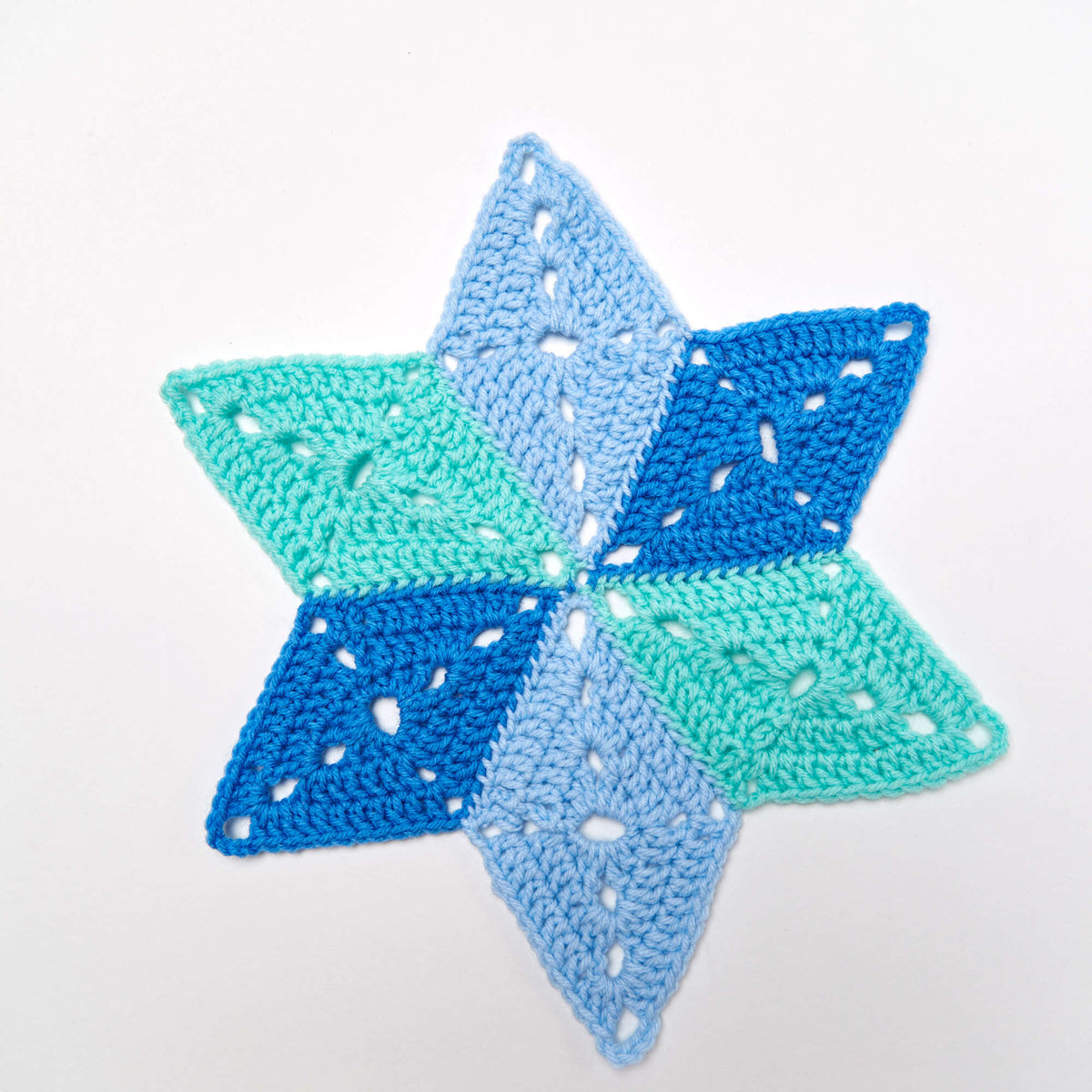 Crochet Mat made in Red Heart Super Saver Yarn