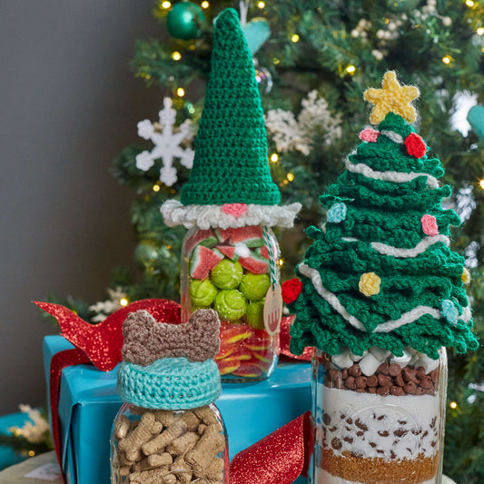 Crochet Topper made in Red Heart Super Saver Yarn