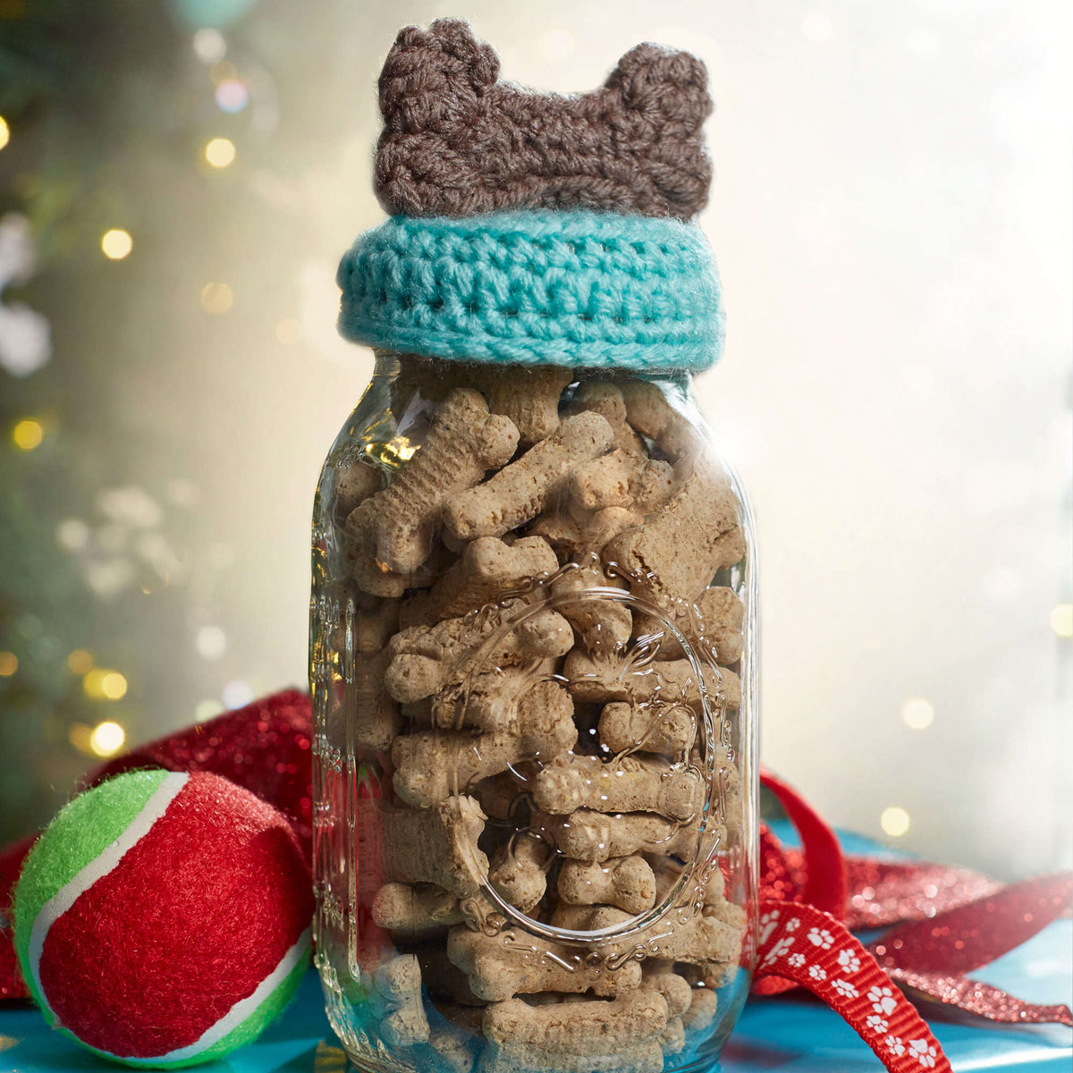 Crochet Topper made in Red Heart Super Saver Yarn