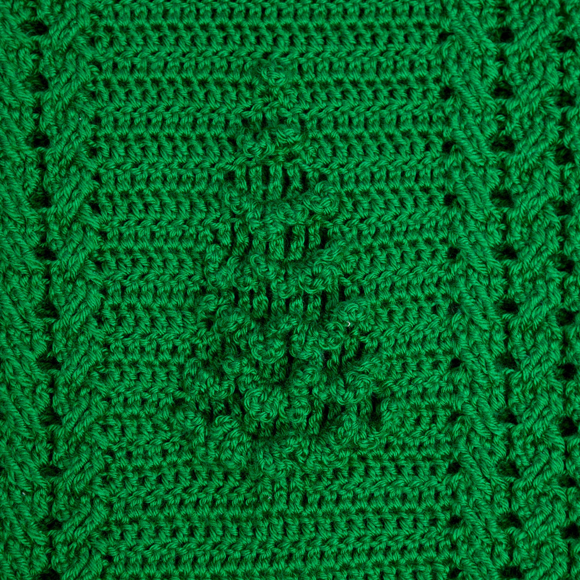 Free Red Heart Yule Tree Throw & Pillow Crochet Pattern