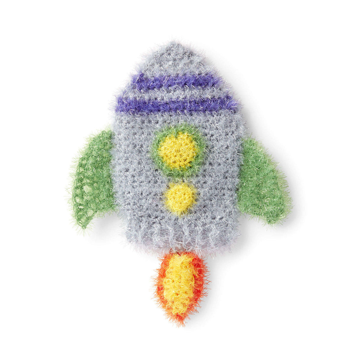 Crochet Scrubby made in Red Heart Scrubby Sparkle Yarn